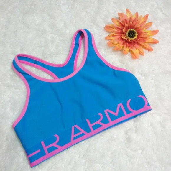 Under Armour Other - Blue And Pink Under Armour Sports Bra